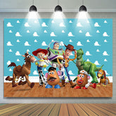 Lofaris Toy Story Photo For Kids Birthday Party Backdrop Decoration